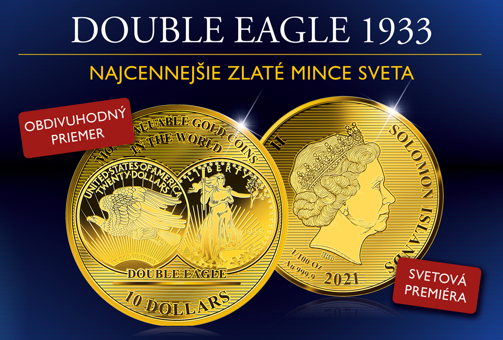 SGMIL Najcennejšie zlaté mince sveta - Double Eagle 7018