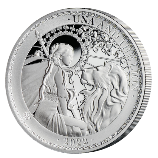 Una a Lev, strieborná minca 1 oz Proof