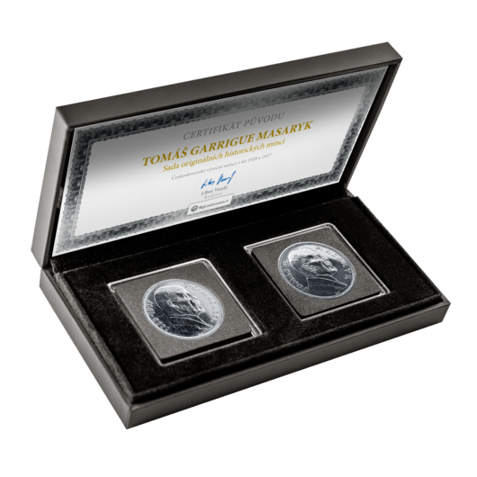 T. G. Masaryk - výročná sada originálnych historických mincí