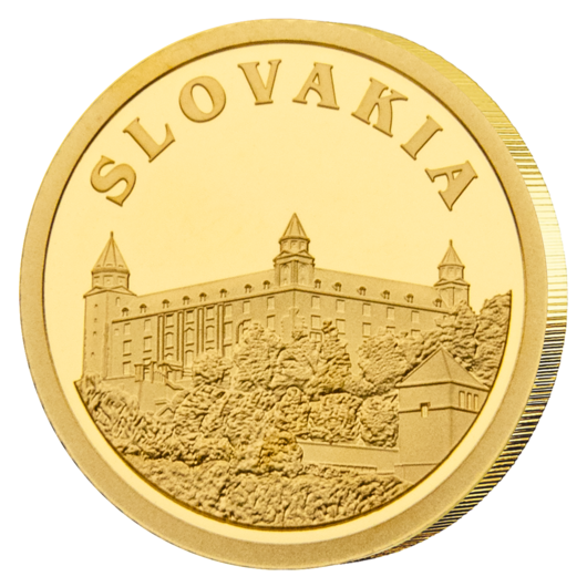 Bratislavský hrad v rýdzom zlate