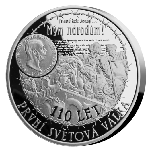 1. svetová vojna - 110. výročie, 20g Ag