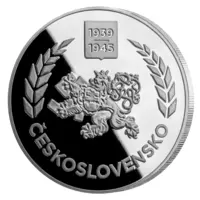 Oslobodenie ČSR 80 rokov  - v čistom razobnom lesku + certifikát, album